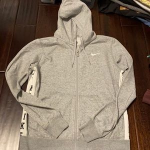 Grey nike zip up